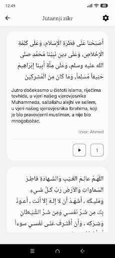 mZikr - Jutarnji i večernji